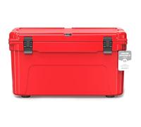 LARCOOL 65QT Rotomolded Hard Cooler, Large Portable Ice Chest with 3-Inch Insulation, Heavy-Duty Beach Cooler for Camping, Fishing, Boating, Picnic, BBQ, Travel - Red