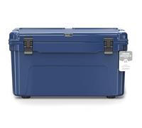 LARCOOL 65QT Rotomolded Hard Cooler, Large Portable Ice Chest with 3-Inch Insulation, Heavy-Duty Beach Cooler for Camping, Fishing, Boating, Picnic, BBQ, Travel - Blue, ChillElite 65
