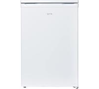 Igenix IG255W Freestanding Under Counter Larder Fridge with Two Glass Shelves, One Salad Drawer, Reversible Door, 136 Litre Capacity, 55 cm Wide, White