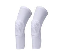 LARDROK Breathable Basketball Knee pads Protective Hex Honeycomb Compression Kneepad Protective Sport Knee Brace Leg Sleeves Volleyball Rodilleras Long