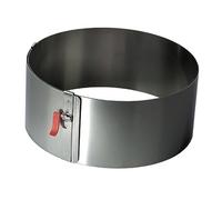 Lares Tall Cake Ring with Clamping Lever, 17 - 30 cm, Height: 15 cm