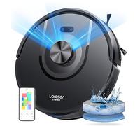 Laresar Clean Robot Vacuum Cleaner with Mop, Ultra Strong 5000Pa Robotic Vacuum with LiDAR Navigation, Robot Vacuum 180mins Runtime, 5 Maps, App/Alexa, Ideal for Pet Hair, Hard Floors, Carpet(Mars01)