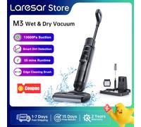 Laresar M3 Cordless Wet Dry Vacuum Cleaner Mop, Edge Cleaning 55min Auto Suction Floor Washer Self-Cleaning Smart Home Appliance Laresar M3 Vacuum