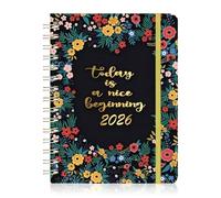 Larfraecy 2026 Diary A5 Week to View Planner Appointment Book from 2026 Jan-Dec,12 Months Calendar Planner-Includes Monthly/Weekly Planners&Pocket Pages,21.5x15.5cm Elegant Hardcover,Self/Gifting