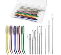 Larfraecy 23Pcs Large Eye Blunt Needles Set Darning Needles for Wool Sewing Crochet Tapestry Yarn Knitting Needle for Sewing Up Knitting for Crochet Embroidery Tapestry DIY Crafts,Hand Sewing Kit