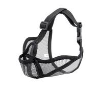 Larfraecy French Bulldog Muzzle Adjustable Breathable Mesh for Small Medium Dogs Anti Biting and Safe Outdoor Walks Short Snout Dog Muzzle Black Allows Drinking & Feeding