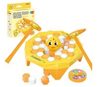 Larfraecy Penguin Escape Game Ice-breaking Penguin Toys Save The Penguin Game Fun Family Board Games for 2 players Ice Pick Penguin Challenge Party Board Game Gifts for Kids 3+ (Yellow-Duck)