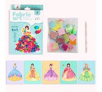 Larfraecy Poke in Art Craft Kits for Kids 4-8 Creative Toys Birthday Gifts for Girls Boys Age 4 5 6 7 8,Arts and Crafts for Kids Age 3 4 5 6 7 8 9 10 Mess-Free DIY Kid Activity Packs (Princesses)