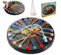 Larfraecy Twisted Rope Brainy Knots Puzzle Game Strategy Board Games-Interactive Strategic Knots Untying Toy for Kids & Adults,Brain Strategy Rope Challenge for Family Gathering,Birthday Gifts