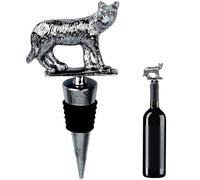 Larfraecy Wine Stopper Animal Shape Wine Bottle Stopper Horse & Wolves Head Wine Stopper,Red Wine Stopper,Wine Stoppers for Wine Bottles,Wine Champagne,Wine Gifts for Men Dad Women (Wolves)