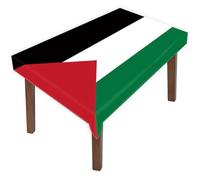 Large 1.5×2 Meters Palestine Tablecloth,5×7 FT Palestinian Flag Table colth for Dining Home Decor