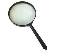 Large 100mm (4") Magnifying Glass Easy Reading Inspection Tool - Magnifies 3 times size!