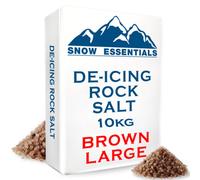 Large 10Kg Brown Deicing Rock Salt Grit For Snow & Ice Removal By Laeto Snow Essentials