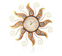 Large 11.2 Inch Star Pattern Temperature Display for Outdoor Decor Thermograph