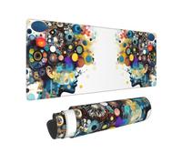 Large 11.8x31.5 Inch Mouse Pad Unique Artificial Intelligence Brain vPrint Non-Slip Rubber Base Gaming Mousepad