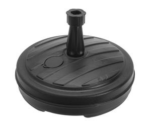 Large 13 Litre Grey Plastic Garden Parasol Base Umbrella Stand Sunshade Holder