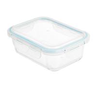 (Large - 1480ML) Food Storage Container | Clear Glass Oven Safe Box