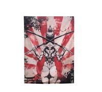 Large 150 x 200 cm Samurai Tapestry Wall Hanging Japanese Style Japan Manga Wall Towel Cloth Tapestry XXL Wall Decoration for Living Room Gift Aesthetic Samurai Girl