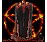 Large 15cm Vampire Tears Pillar Candle - Sale For Our Animal Charity