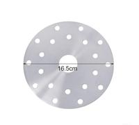 Large 16.5cm Induction Interface Plate Stainless Steel(16.5cm) | Even heat distribution, prevents hot spots, compatible with built-in and portable induction hobs, 16.5cm diameter