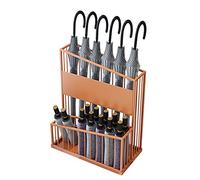 Large 2-Tier Metal Umbrella Stand Holder for Hotels & Offices - Stylish Durable & Space-Saving Umbrella nizer for Entrances Perfect for Home & Commercial Use