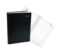 Large 2026 A4 appointment diary - 2 day per page with times - business calendar - large diary - hardback hospitality planner - a4 home office business organiser 2026