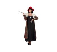 (Large) 20s Gangsters Mol Costume Black Womens