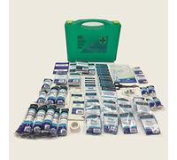 Large 210 Piece Premier QUALICARE BSI BS8599 Compliant Professional Workplace Essential First AID KIT Green Transparent