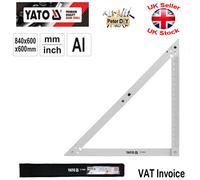 LARGE 24"- 600mm YATO PROFESSIONAL BUILDERS FOLDING ANGLE FLOOR SQUARE