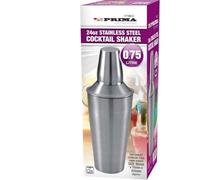 LARGE 24OZ COCKTAIL SHAKER BARTENDER MIXER DRINK 0.75 STAINLESS STEEL DRINKS SET