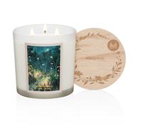 Large 3 Wick Scented Candle - Multicoloured Summer's Night