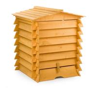 Large 300L Classic Wooden Beehive Compost Bin For Outdoor Waste Recycling