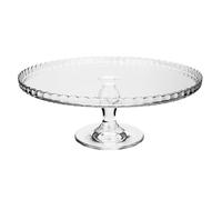 Large 32cm Glass Cupcake Birthday Party Cake Stand Plate Display on Pedestal