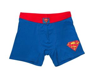 (Large (36-38), Blue) Superman Classic Men's Underwear Boxer Briefs
