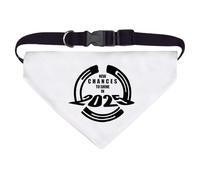 Large '365 Days to Shine in 2025' Dog/Cat/Pet Bandana (PD00061572)