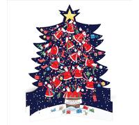 Large 3D Advent Calendar Santa Xmas Tree Christmas Advent Calendar Gift Idea 606632 Caltime by Woodmansterne