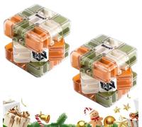 Large 3D Labyrinth Cube Puzzle, 2025 3D Magic Cube Maze Ball Puzzle, Spatial Awareness Brain Training Toy for Stress Relief & Logic Development, Educational Focus Game Gift for Adults Teens (A-2PCS)