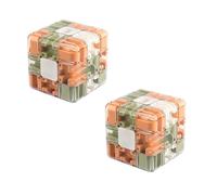 Large 3D Labyrinth Cube Puzzle 3D Maze Ball Puzzle Improve Spatial Recognition And Cultivate Logical Thinking For Adult(2pcs)