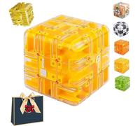Large 3D Labyrinth Cube Puzzle, Engaging Brain Teaser Toy, Spatial Awareness Brain Training Toy for Stress Relief & Logic Development, Educational Focus Game Gift for Adults Teens