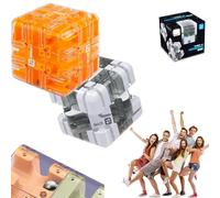 Large 3d Labyrinth Cube Puzzle, Large Labyrinth 3d Pu-zzle Maze Cube - Engaging Brain Teaser Toy, Stress Relief Fidget Cubes IQ, Training Educational Focus (#2pc1)
