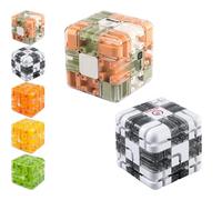 Large 3D Labyrinth Cube Puzzle,Large Labyrinth 3D Puzzles Maze Cube,Spatial Awareness Brain Training Toy for Stress Relief & Logic Development Improve Spatial Recognition Game Gift for Teens (#AB)