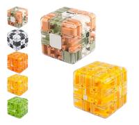 Large 3D Labyrinth Cube Puzzle,Large Labyrinth 3D Puzzles Maze Cube,Spatial Awareness Brain Training Toy for Stress Relief & Logic Development Improve Spatial Recognition Game Gift for Teens (#AD)