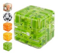 Large 3D Labyrinth Cube Puzzle,Large Labyrinth 3D Puzzles Maze Cube,Spatial Awareness Brain Training Toy for Stress Relief & Logic Development Improve Spatial Recognition Game Gift for Teens (#E)