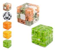 Large 3D Labyrinth Cube Puzzle,Large Labyrinth 3D Puzzles Maze Cube,Spatial Awareness Brain Training Toy for Stress Relief & Logic Development Improve Spatial Recognition Game Gift for Teens (#AE)