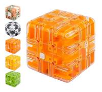 Large 3D Labyrinth Cube Puzzle,Large Labyrinth 3D Puzzles Maze Cube,Spatial Awareness Brain Training Toy for Stress Relief & Logic Development Improve Spatial Recognition Game Gift for Teens (#C)