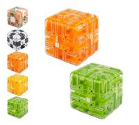 Large 3D Labyrinth Cube Puzzle,Large Labyrinth 3D Puzzles Maze Cube,Spatial Awareness Brain Training Toy for Stress Relief & Logic Development Improve Spatial Recognition Game Gift for Teens (#CE)