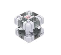 Large 3D Labyrinth Cube Puzzle Magic Cube Maze Ball Puzzle Spatial Awareness Brain Training Toy for Stress Relief & Logic Development, Focus Game Gift For Home Family Gatherings (gray)