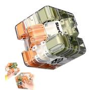 Large 3D Labyrinth Cube Puzzle - Magic Maze Ball Cube Puzzle, Spatial Awareness & Brain Training Toy for Stress Relief & Logic Development, Educational Focused Game Giftfor Colorful