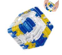 Large 3D Labyrinths Cubes Puzzle,3D Rolling Ball Maze Magics Cubes,Engaging Brain Teaser Toy,Labyrinths Puzzle Brain Teaser Game,Improve Spatial Recognition and Cultivate Logical Thinking (Blue)