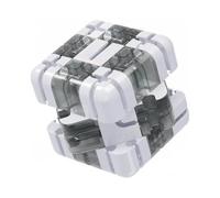 Large 3D Maze Cube Ball for Kids 5-8 8-12, Education Sensory Toys with Color Match Ball, Labyrinth Puzzle Brain Teaser Game, Educational Focus Game Gift for Adults Teens Grey